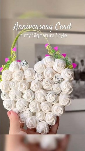 ✨Pop Up Anniversary Card DIY | Romantic Gift 🎁💝 Handmade Card idea #cutecards #shorts #giftideas