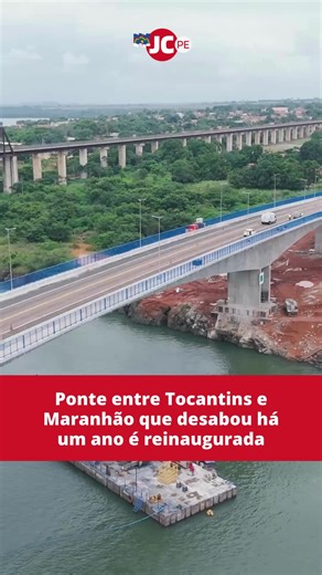 A nova ponte Juscelino Kubitschek de Oliveira, que liga os municípios de Aguiarnópolis, no Tocantins, e Estreito, no Maranhão, foi inaugurada nesta segunda-feira (22), com a liberação do trânsito pouco depois das 12h30. A inauguração da estrutura ocorre um ano após a tragédia do desabamento, que deixou 18 vítimas, com 14 mortos, uma pessoa ferida e três ainda desaparecidas. A cerimônia de inauguração contou com a presença do ministro dos Transportes, Renan Filho, e dos governadores do Maranhão, 