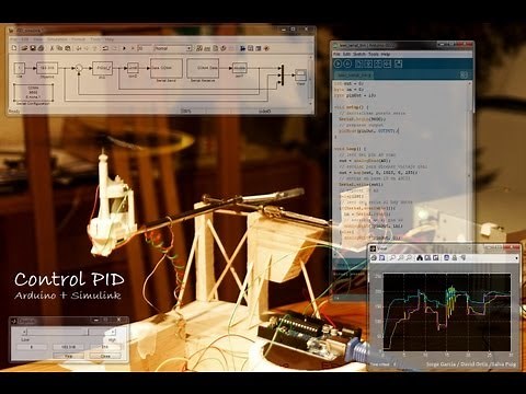 Arduino + Matlab: Controlador PID - test 1