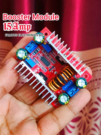400W 15A Best Q Booster মডিউল ⚙️ কন্ডিশন নতুন। অনেক পাওয়ারফুল একটা বুস্টার মডিউল 😇 ⭕ Input Voltage: 8.5V to 50V DC Output Voltage: 10V to 60V DC (adjustable) ⭕ Output Current: 0A to 15A (adjustable) ⭕ Power Output: Up to 400W (with enhanced cooling) ⭕ Conversion Efficiency: Up to 96% অর্ডার করতে যোগাযোগ করুনঃ 01887-908288 এই WhatsApps নাম্বারে। অথবা ভিজিট করুনঃ famouselectronicsbd.com আমাদের ওয়েবসাইটে। #electronics #powerbank #battery #module #miniups | FAMOUS ELECTRONICS BD
