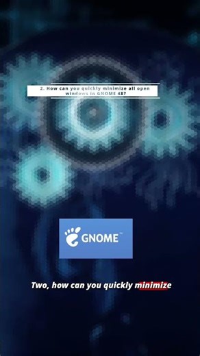 🐧 Gnome 48🐧 2e7 Basic Navigation Questions Part 1🐧#linux #gnome #GNOME48 #Shorts #KGROSShorts