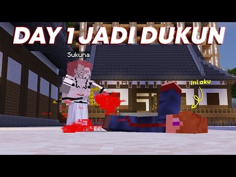 Day 1 jadi DUKUN di Minecraft Jujutsu Kaisen