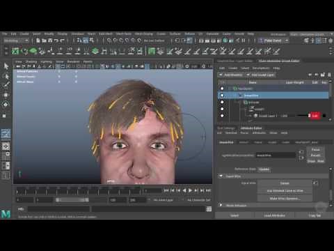 Animating XGen Hair in Maya