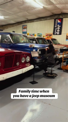 Saturdays at the jeep museum as a family. We’re not just open for visitors, we’re also fixing jeep and doing regular maintenance :) 🏜️ The Jeep Guy Museum, Utah 📸 jeep gladiator, jeep truck, j10 honcho, cj-7 jamboree, cj-8 scrambler, mail jeep dj-5 #familytime #weekendvibes #jeep #jeeplife #jeepgirl
