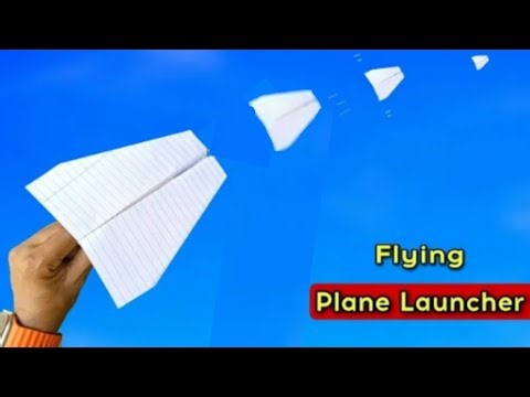 How to make new rocket launcher, paper flying rocket plane, a4 flying paper rocket