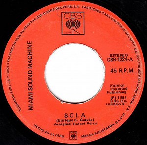 Miami Sound Machine - Sola