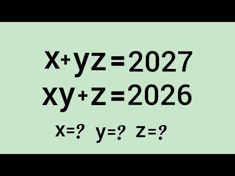 A Nice Challenge From United States | Math Olympiad | Algebra Simplifications