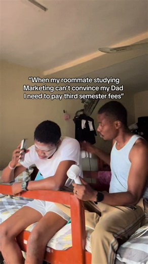 When roommate studying Marketing can't convince my dad I need to pay semester fees