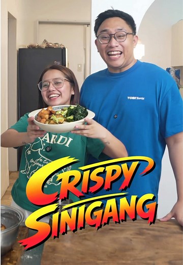 Crispy Sinigang na Lechon Kawali with Kangkong