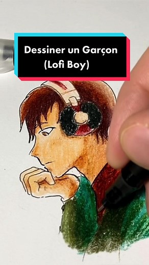 Dessiner facilement un garçon manga (Lofi Boy)