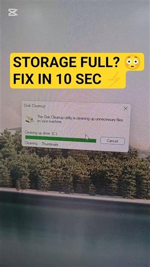 PC Storage Full? Free Up Space in 10 Seconds! ⚡ (Windows 11/10 Fix)