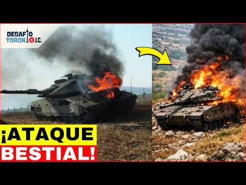 ¡EMBOSCADA M0RT4L! ANIQUILAN 100 Tanques Merkava de ISRAEL por Hezbolá | DesafioTorontoJC