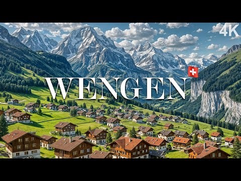 Is This the Most Beautiful Village in Switzerland? | Wengen Walking Tour 4K