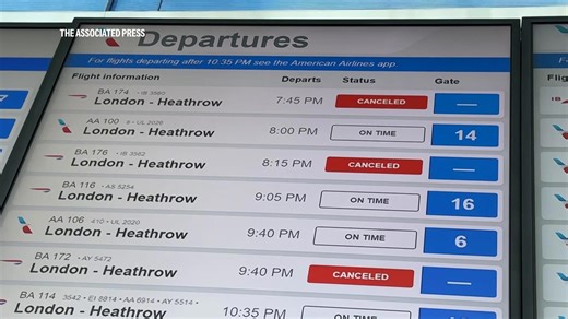 Heathrow Airport closes due to London fire, disrupting hundreds of flights, stranding passengers