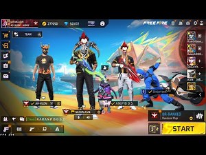 HUZZAI & ME Prank On Live Streamer Funny Reaction - Garena Frre Fire Max