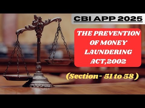 PMLA Act 2002 | Sections 51–58 Explained | Appellate Tribunal under PMLA