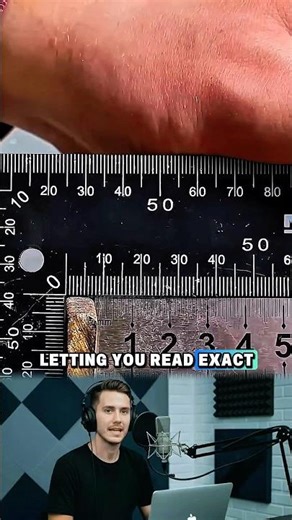 Boost Your Measuring Accuracy with This Magnetic Ruler Trick 📏✨ #lifehacks #reallifehacks