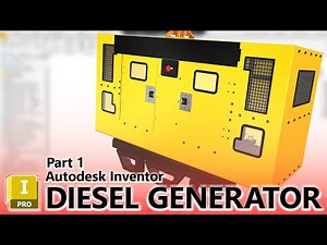 Diesel Generator Enclosure Design in Autodesk Inventor 2025 - Part 1