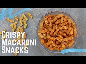 Crispy Macaroni Snacks | Pasta Crackers