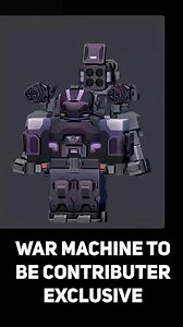 War Machine Tower Contributor Exclusive Update Leak #tds #roblox #towerdefensesimulator