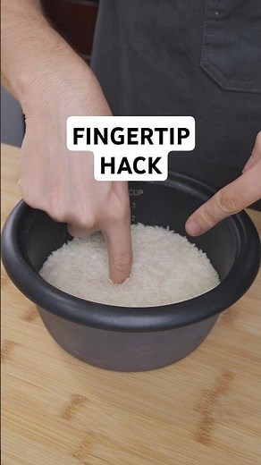 How to Cook Perfect Rice Using Just Your Finger