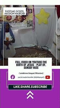 🎄✨ “The Birth of Jesus” – A Heartwarming Kids Play | Christmas Nativity Story for Children ✨🎄