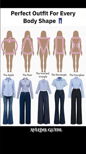 How to Choose the PERFECT Outfit for Your Body Shape 👗✨ #bodyshape #outfitideas #fashiontips