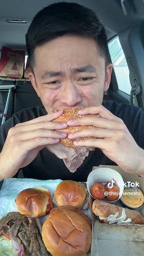 Trying Everything From @Arbys 🔥 #food #foodie #foodreview #arbys #burger #mukbang #asmr #chicken #sandwich #tastetest #fyp #fastfood #eating