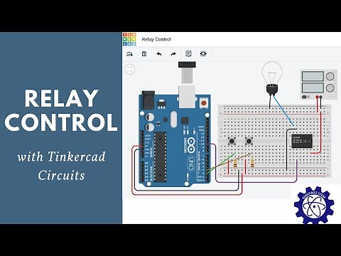 Relay Control with Block Programming in Tinkercad