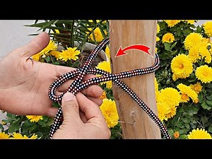 Watch This Video You Will Be Surprised How Easy it is To Tie a Rope.