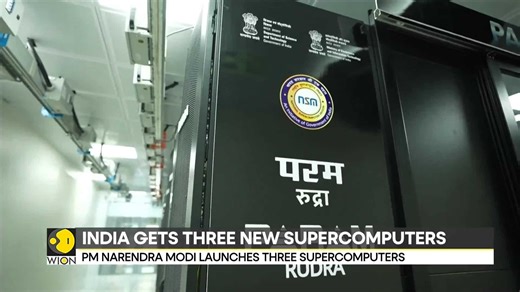 PARAM Rudra: Indian PM Narendra Modi Launches Three Supercomputers