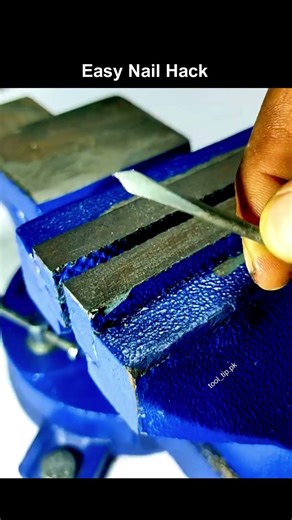 No Drill Bit? No Problem! How to Use a Nail as a Drill Bit #diy #diyanglegrinder #drill