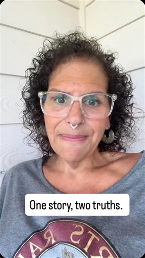 What I remembered: a hilarious costume contest where my child and I dressed as Ms. Trunchbull and Bruce Bogtrotter from Matilda. What they remembered: the yelling, the stomping, the tension before the photo was even taken. Two truths. One memory. ✨ As parents, we often hold onto snapshots of joy, but our children may carry the full emotional frame. Here are 3 ways to honor both: 1. Ask, don’t assume. Invite your child’s version of the story with curiosity, not correction. 2. Validate their lens.