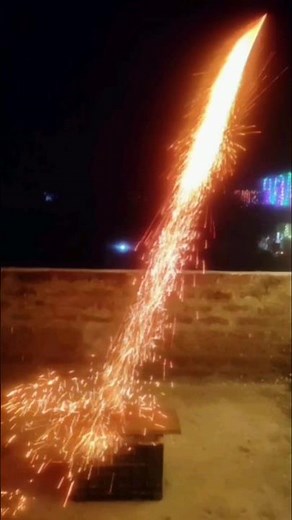 Reverse Rocket Explosion – Bottle Rocket Comes Back! 🚀 #shorts