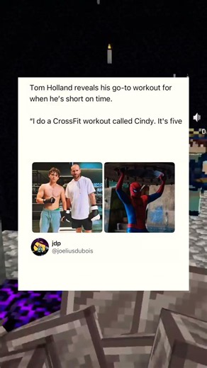Tom Holland’s Spider-Man Workout 🕷️