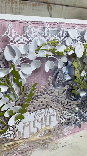 48 reactions · 6 comments | Eucalyptus Lace Frame Card with #lace...