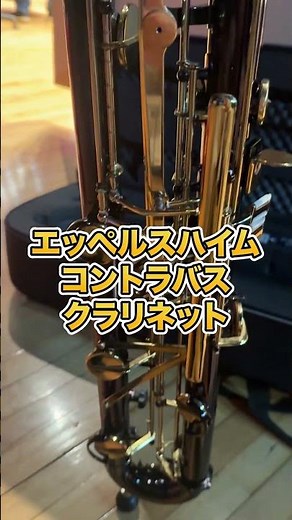I played this insanely cool contrabass clarinet