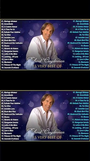 Richard Clayderman Greatest Hits, The Best Of Richard Clayderman, 🕊️#bestinstrumentmusic 🍁 #piano