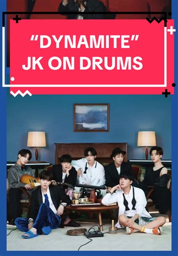 BTS 'DYNAMITE' Performance with JK on Drums