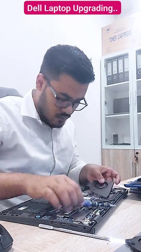 Dell Laptop New RAM installation and Processor Cooling fan replacement. #Dell #laptop #repair #upgrade | Jobair Hossain