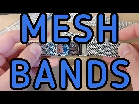 Staib 4.1mm milanese mesh watch band review and comparison to other mesh straps