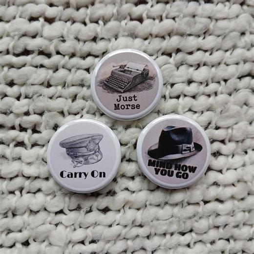 Endeavour Pinback Button Set - Etsy