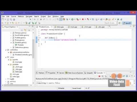 Curso de Grails - Aula 10 - CRUD com Groovy Server Page e AJAX