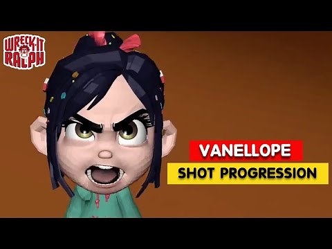 Vanellope Shot Progression | Wreck it Ralph | Hyrum Osmond | ‪@3DAnimationInternships‬