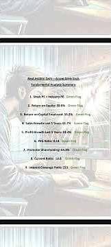 Arrow Greentech 🧐! Full Fundamentals Breakdown in a minute|| Jai Shree Shyam 🌹 🌹