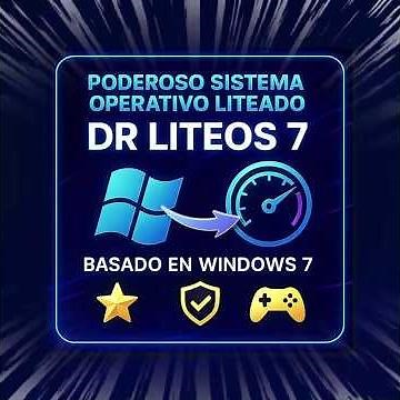 Powerful Windows 7 Lite for Older 32-bit and 64-bit Computers ⚡ DR LiteOS 7 ⚡ Speed ​​Up Your PC ...