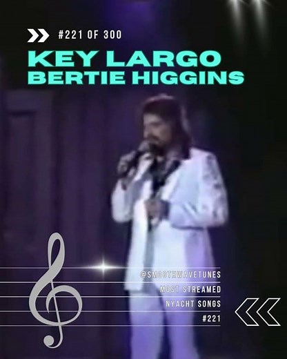 👉 #221 | Bertie Higgins – Key Largo (1982) | Most Streamed Nyacht Songs