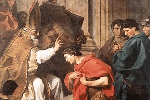 St. Ambrose, Reluctant Bishop Of Milan