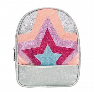 [Hot Item] Kids Fashion Designer Sequin Fabric School Backpack with Shiny Colorful Rainbow Pattern