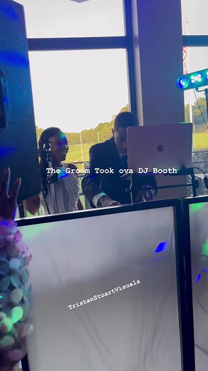 7.8K views · 159 reactions | When the Groom took ova the DJ booth during the Wedding reception | Tristan Stuart Visuals | Facebook